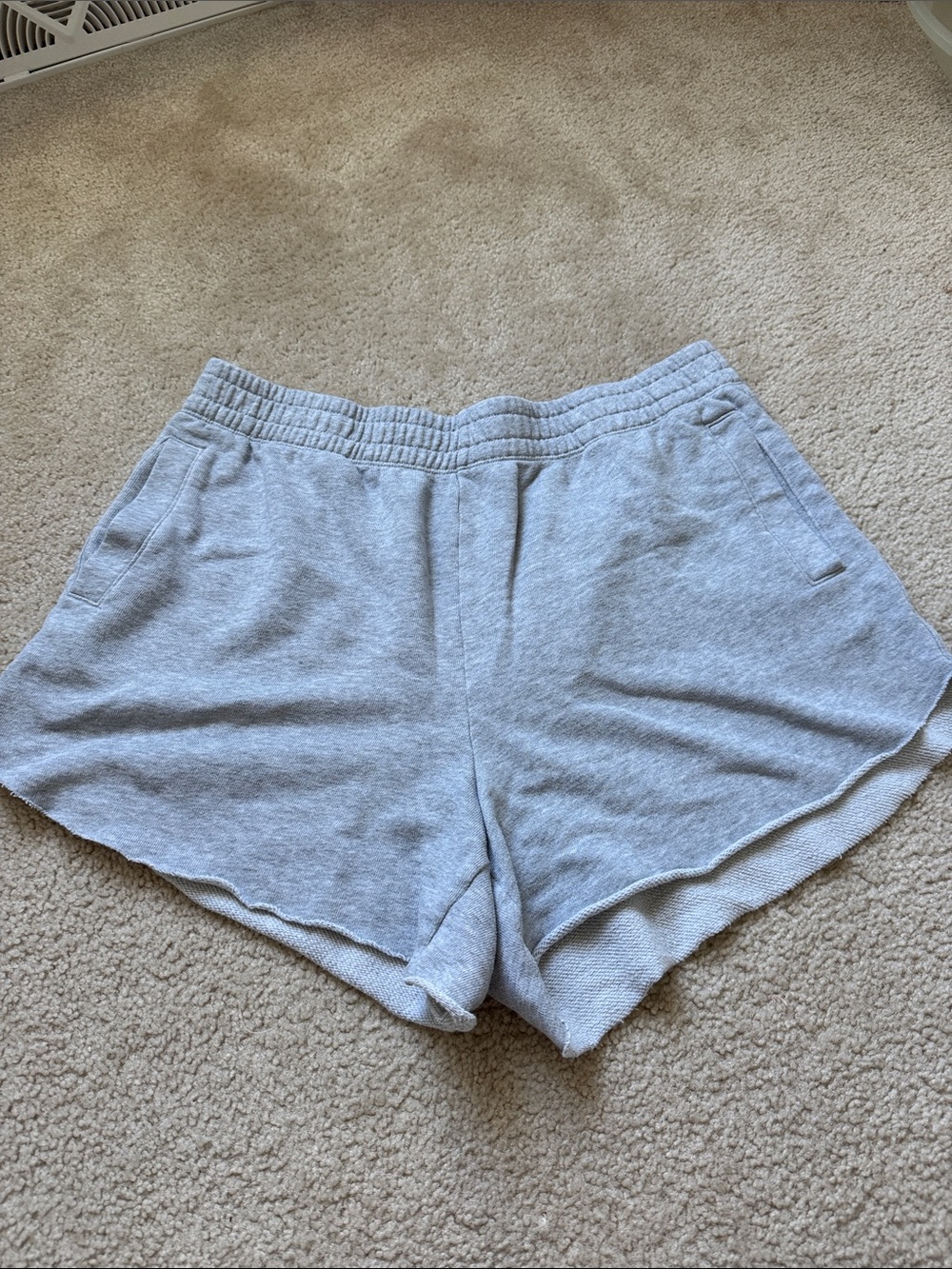 Aerie Light Gray Lounge Shorts